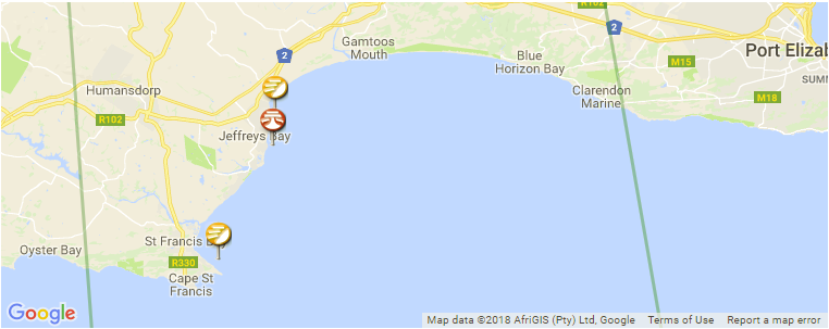 J-Bay surf map